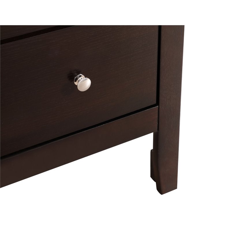 Glory Furniture Primo 5-Drawers Bedroom Chest in Espresso