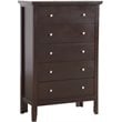 Glory Furniture Primo 5-Drawers Bedroom Chest in Espresso
