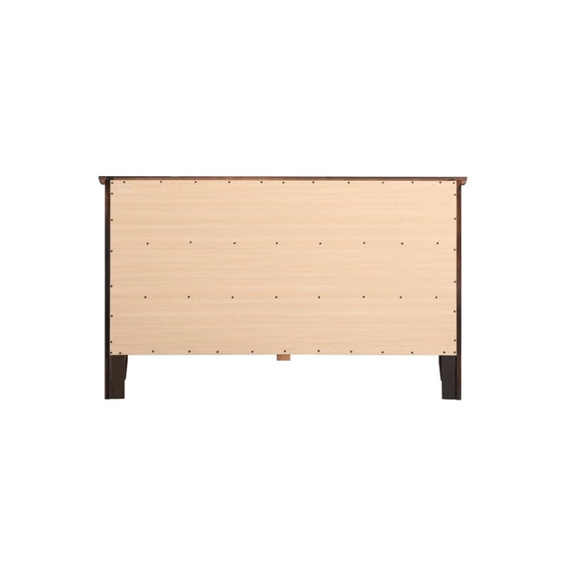 Glory Furniture Primo 6-Drawers Bedroom Dresser in Espresso