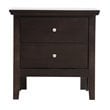 Glory Furniture Primo 2 Drawer Nightstand in Espresso