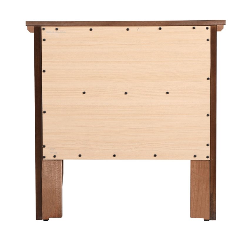 Glory Furniture Primo 2 Drawer Nightstand in Espresso