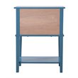 Glory Furniture Newton 2 Drawer Nightstand in Teal