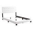 Glory Furniture Caldwell Faux Leather Panel Full Bed in White