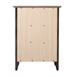 Glory Furniture Daniel 3 Drawer Nightstand in Cappuccino