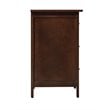 Glory Furniture Daniel 3 Drawer Nightstand in Cappuccino