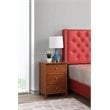 Glory Furniture Daniel 3 Drawer Nightstand in Oak