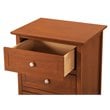 Glory Furniture Daniel 3 Drawer Nightstand in Oak