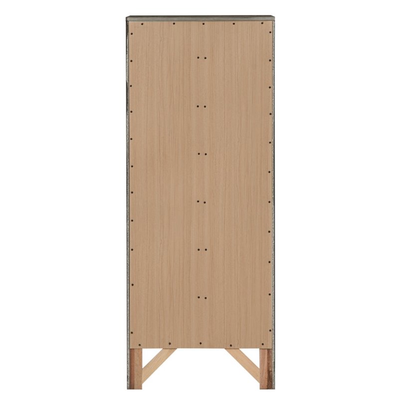 Glory Furniture Marilla 7-Drawers Bedroom Lingerie Chest in Gray