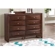 Glory Furniture Marilla 8-Drawers Bedroom Dresser in Cappuccino