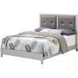 Glory Furniture Primo Queen Panel Bed in Silver Champagne