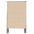 Glory Furniture Primo 5-Drawers Bedroom Chest in Silver Champagne