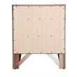 Glory Furniture Marilla 3 Drawer Nightstand in Cappuccino