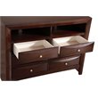 Glory Furniture Marilla 6 Drawer TV Stand in Cappuccino