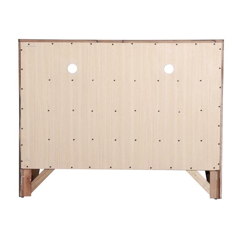 Glory Furniture Marilla 6 Drawer TV Stand in Cappuccino