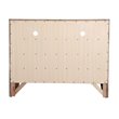 Glory Furniture Marilla 6 Drawer TV Stand in Cappuccino