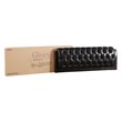 Glory Furniture Marilla Faux Leather Upholstered Queen Bed in Dark Brown