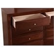 Glory Furniture Marilla 8-Drawers Bedroom Dresser in Cherry