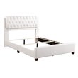 Glory Furniture Marilla Faux Leather Upholstered Full Bed in White
