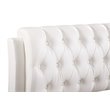 Glory Furniture Marilla Faux Leather Upholstered Full Bed in White