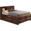 Glory Furniture Marilla Full Storage Bed in Cherry