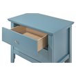 Glory Furniture Primo 2 Drawer Nightstand in Teal