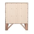 Glory Furniture Marilla 3 Drawer Nightstand in Cherry
