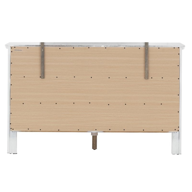 Glory Furniture Primo 6-Drawers Bedroom Dresser in White