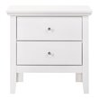 Glory Furniture Primo 2 Drawer Nightstand in White