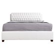 Glory Furniture Marilla Faux Leather Upholstered King Bed in White