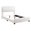 Glory Furniture Marilla Faux Leather Upholstered Queen Bed in White