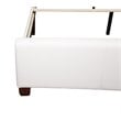 Glory Furniture Marilla Faux Leather Upholstered Queen Bed in White