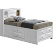 Glory Furniture Marilla Twin Storage Bed in White