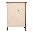 Glory Furniture Izzy 1 Drawer 1 Door Nightstand in Cherry