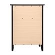 Glory Furniture Izzy 1 Drawer 1 Door Nightstand in Black