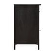Glory Furniture Izzy 1 Drawer 1 Door Nightstand in Black