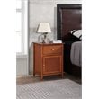 Glory Furniture Izzy 1 Drawer 1 Door Nightstand in Oak