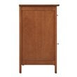 Glory Furniture Izzy 1 Drawer 1 Door Nightstand in Oak