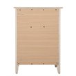 Glory Furniture Izzy Solid Wood 1-Drawer/1-Door Nightstand in Beige