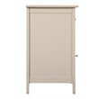 Glory Furniture Izzy Solid Wood 1-Drawer/1-Door Nightstand in Beige