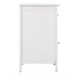 Glory Furniture Izzy 1 Drawer 1 Door Nightstand in White