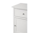 Glory Furniture Izzy 1 Drawer 1 Door Nightstand in White