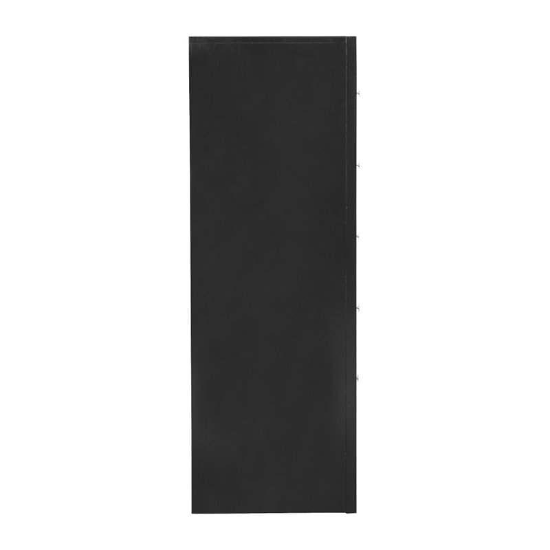 Glory Furniture Marilla 5-Drawers Bedroom Chest in Black