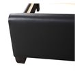 Glory Furniture Marilla Faux Leather Upholstered Queen Bed in Black