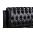 Glory Furniture Marilla Faux Leather Upholstered Twin Bed in Black