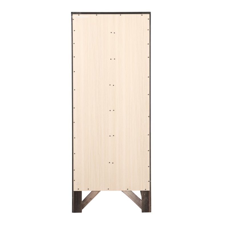 Glory Furniture Marilla 7-Drawers Bedroom Lingerie Chest in Black