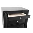 Glory Furniture Marilla 3 Drawer Nightstand in Black