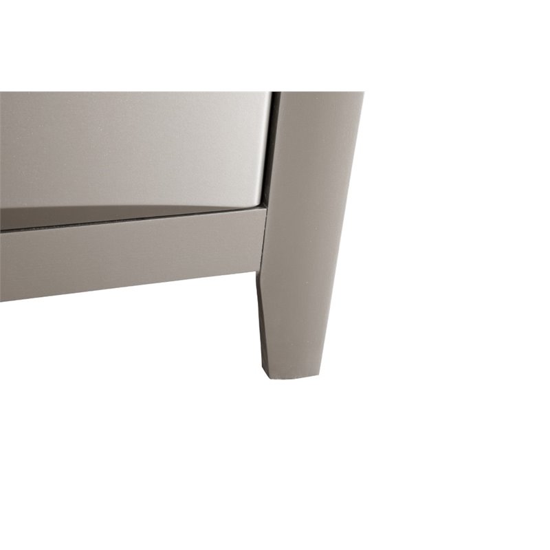 Glory Furniture Marilla 5-Drawers Bedroom Chest in Silver Champagne