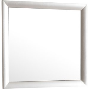 Glory Furniture Marilla Mirror in Silver Champagne