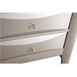 Glory Furniture Marilla Wood Veneer 6-Drawer TV Stand in Silver Champagne