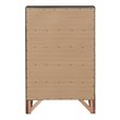Glory Furniture Marilla 5-Drawers Bedroom Chest in Gray